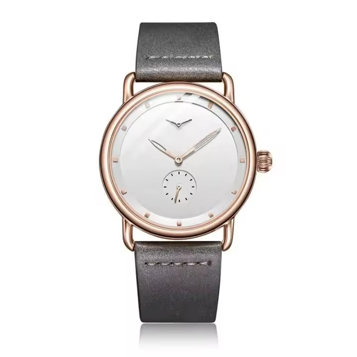 Reloj de Cuarzo de Moda Clásica ONOLA 3805 Correa de Cuero Impermeable Estilo Casual de Fecha - 1