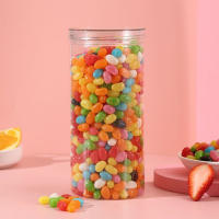 Tarro de almacenamiento transparente de 8 piezas, frascos sellados de plástico para dulces, frutas secas, condimentos, miel, contenedores de cosméticos vacíos, organizadores de cocina - details 5