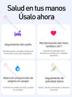 Anillo inteligente, frecuencia cardíaca/oxígeno en sangre/monitoreo del sueño, anillo de seguimiento de calorías con contador de pasos, duración de batería de 7 días, resistente al agua compatible con iOS y Android - details 2