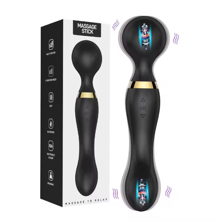 Consolador vibrador potente AV para mujer, masajeador de varita mágica femenina, estimulador de clítoris y punto G, Juguetes sexuales para adultos, masturbador, 20 velocidades - 1