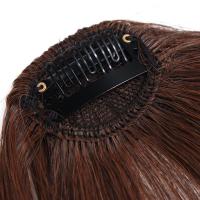 Postizo sintético Invisible, flequillo de aire 3D, extensiones de cabello con flecos falsos, flequillo superior, flequillo recto, Clip en flequillo falso para mujeres - details 4
