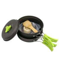 Utensilios de cocina para acampar, juego de sartenes y ollas de fácil transporte para Picnic DS200 para 2 personas - details 4