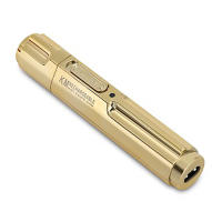 Kemei-Mini recortador de pelo de nariz eléctrico 6616, afeitadora portátil para cejas y orejas, limpiador de eliminación seguro, alta calidad, ecológico, dorado - details 1