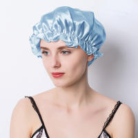 Gorro de Sueño de Seda de Lujo Talla Grande 100 Gorros para Perdida de Cabello para Mujeres - details 10