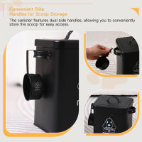 Tarro de Almacenamiento de Comida para Mascotas de Acero Inoxidable Gran Capacidad, Impermeable, Deshidratante Incluido, No se Deforma Fácilmente - details 4