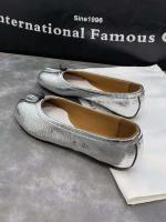 Zapatos planos suaves de cuero, zapatos de mujer cómodos con punta dividida totalmente de cuero - details 5