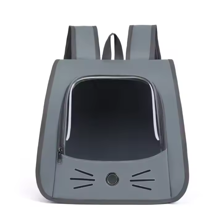 Mochila Transportadora para Mascotas Tamaño Grande para Gatos Bolsa Portátil Transparente y Transpirable Suministros para Bolso de Hombro - 1