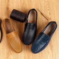 Zapatos Informales de Verano para Hombre Mocasines de Cuero con Transpirabilidad sin Cordones - details 11