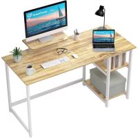 Escritorio de Computadora con Estantes Reversibles Mesa de Oficina para Ahorro de Espacio - details 41