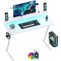 Regleta de Juegos LED 100x50cm Escritorio Gamer Ergonómico Soporte Grande para Monitor Mesa Moderna - details 3