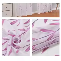 Mimbre-sala de estar sencilla, dormitorio cortinas, una sola pieza, W:140cm * L:260cm, a través de varilla - details 6