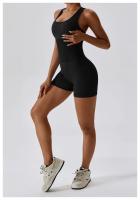 Traje de Yoga para Mujer de Un Pieza Sin Costuras Elástico Alto Integrado con Encanto Espalda Ajustado Set de Traje de Sports Material de Nylon - details 33