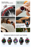 El nuevo reloj inteligente de salud GT5 PRO cuenta con grabación de ejercicios, monitoreo de salud, llamadas telefónicas, escucha de música y operación con pantalla táctil completa. - details 1