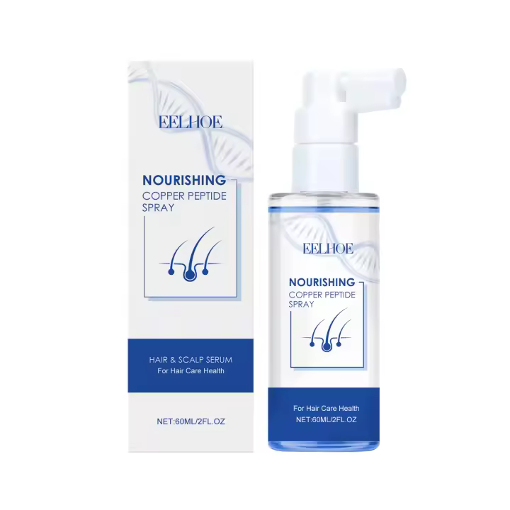 Spray de esencia para el cuidado del cabello hidratante, suave y brillante, nutritivo con péptidos de cobre azul - 1