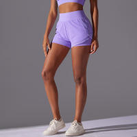 Hamidou-pantalones cortos de Yoga para mujer, Shorts de malla transparente, ajustados, transpirables, de secado rápido, para gimnasio - details 19