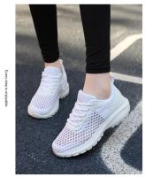Zapatillas de deporte de moda de las mujeres ahuecadas hacia afuera ultra ligeras grandes de malla transpirable zapatos casuales de los zapatos de las mujeres - details 24