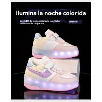 Zapatos de Patinaje Multifuncionales para Niños Versión Popping en Negro y Rojo Deportes y Moda - details 3
