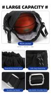 Bolsa deportiva ligera con cordón, impermeable, de gran capacidad, para Fitness, con correas ajustables de separación en seco y húmedo - details 3