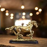 Figurine Collectible Horse Ornament Tabletop Decoration Sculpture for Furniture Desk Decoration Bookcas Office Home Decor