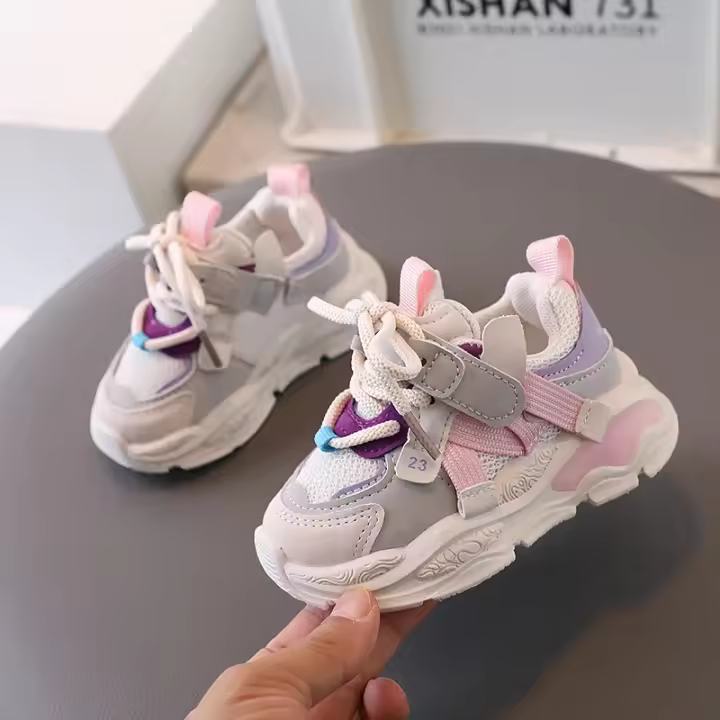 Zapatos informales para niños, niñas y niños pequeños, zapatillas deportivas para correr, guardería, escuela, malla de aire transpirable - 1