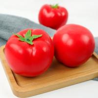 Mini adorno de tomate Artificial, modelo de tomate de simulación de plástico realista, artesanías, accesorios de verduras falsas, decoración del hogar, 5 uds. - details 7