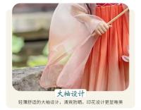 Hanfu-vestido de princesa china para niña, bordado súper inmortal, conjunto de verano de estilo Tang para primavera y otoño - details 4