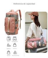 Bolsa De Viaje Impermeable para Deportes Y Fitness, Mochila De Gran Capacidad, Color De La Colisión De Empalme - details 12
