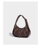 Bolso de axila tejido pulido retro de textura premium para mujer, nuevo bolso de mensajero de un solo hombro con correa de hombro ancha de gran capacidad. - details 17