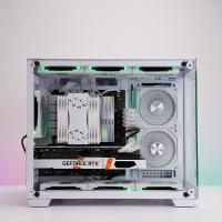 Ventilador de Enfriamiento para Ranura de CD Xuanfengxia de 12cm con Control Sincronizado de Iluminación ARGB - Radiador Silencioso para Escritorio de PC para Mejora de la Disipación del Calor, Diseño de Lente Colorido y Vibrante, Compatible con Sistemas - details 6