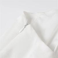 PB & ZA 2025 temperamento todo-fósforo vestido con tirantes Falda corta pequeña falda blanca novedad de verano llegadas ropa de mujer - details 8