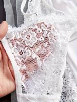 Conjunto de camisón y braguita de diseño encantador con tirantes finos y cuello en V, ropa sexy para mujer - details 16