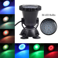 Luces subacuáticas LED RGB, lámpara impermeable, 36LED, punto de luz para piscina, fuentes, estanque, agua, jardín, acuario - details 2