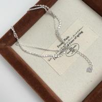 S Tobillera de retales de estilo coreano puro, joyería de plata con diseño de nicho Simple y versátil - details 0