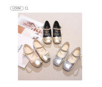 Nuevo negro tacón grueso francés Mary Jane boca ligera cabeza redonda versátil retro pequeños zapatos de cuero - details 1