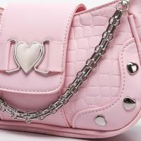 Bolso de Hombro con Decoración de Corazón PY2K Moda Versátil para Mujeres - details 6