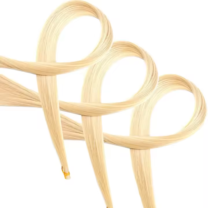 Kit de Reemplazo de Pelo de Violín Set de 3 Herramientas para Renueva tu Aro de Violín de 29.2 Pulgadas Cabello de Caballo Blanco Accesorios de Cuerdas Orquestales - 1