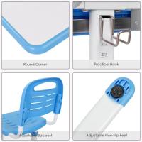 Escritorio para niños y estudiantes, mesa ergonómica y juego de descongelación, con cajón, soporte de lectura, lámpara LED regulable, altura ajustable - details 2