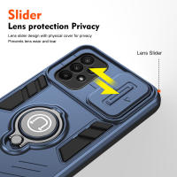 KEYSION-funda a prueba de golpes para Samsung A33, 5G, A23, A13, 4G, anillo de protección de cámara deslizante, soporte de teléfono, Galaxy A32, A22, M32 - details 1