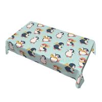 Mantel rectangular de pingüino para fiesta, manteles impermeables para mesa de comedor, decoración del hogar y cocina - details 42