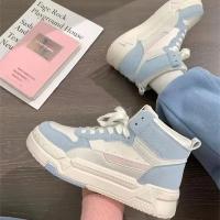 Zapatillas Deportivas con Plataforma Azul Zapatos Planos para Mujer, Estilo Vintage, Informal, Ultrazonado, Kawaii, Lolita, Harajuku, Botas Escolares - details 1