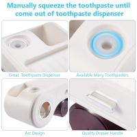 Soporte para cepillos de dientes de pared guardado para 3 cepillos - details 3
