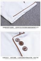 Ropa de trabajo de Chef para hombres, Hotel de verano, cocina occidental, Catering, cantina, uniforme de Chef para hornear, conjunto de manga corta al por mayor - details 6
