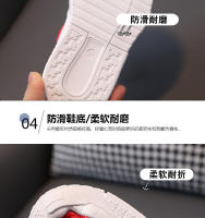Nuevo cuero versátil pequeño blanco zapatos de las niñas de la junta zapatos antideslizantes de suela suave zapatos casuales - details 6