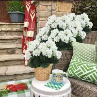 Nuevo Rojo flor de Begonia Artificial 36 Cm DIY flor falsa simulación plantas artificiales adornos de jardín - details 1