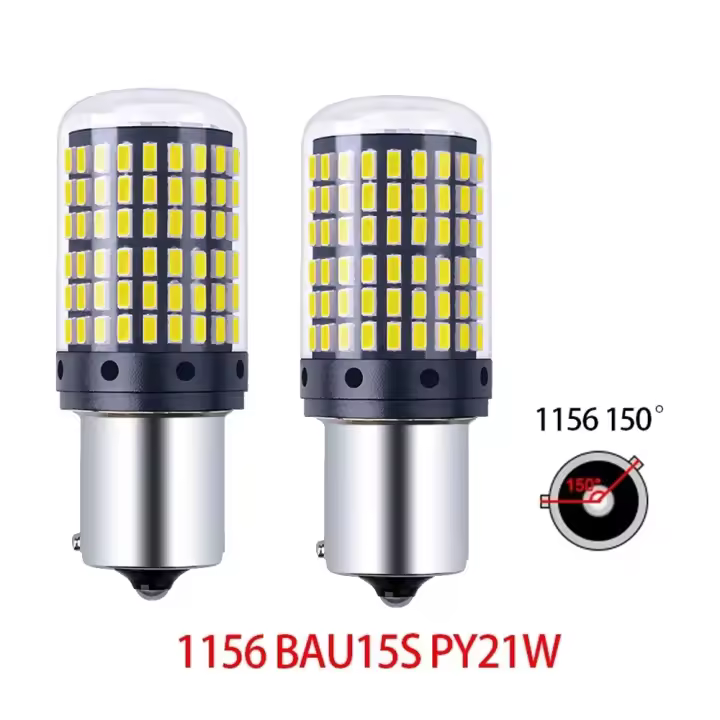 Bombillas LED LUCKZHE 12-48V, 144smd, Luz de Señal de Giro Inversa BA15S P21W BAU15S PY21W 7440 W21W P21/5W 1157 BAY15D - 1