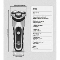 Afeitadora Rotativa Impermeable Pantalla Digital Inteligente Maquinilla de Afeitar Eléctrica Portátil 3 Hojas Flotante - details 0