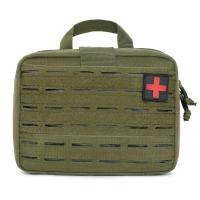 Bolsa médica táctica Molle, bolsa de primeros auxilios ligera, cinta mágica, riñonera táctica para chaleco de correas MOLLE, mochila, cinturón, paquete - details 11