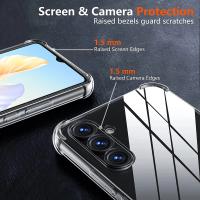 Funda transparente de silicona suave a prueba de golpes para Samsung Galaxy S24 S23 FE Plus Ultra A55 A35 A25 A15 A54 A34 A24 A14 contraportada - details 2