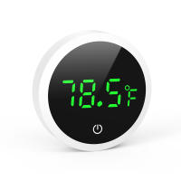 ORIA-termómetro redondo Digital LCD para acuario, medidor electrónico de temperatura para pecera, caja de reptiles, Mini termómetro - details 10