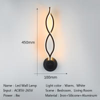YNL Lámparas de Pared LED Modernas Saconcera de Dormitorio con Interruptor Iluminación para el Hogar - details 6